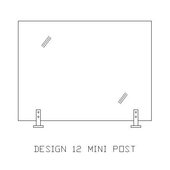 Glass Pool Fencing Frameless - Design 12 Mini Post