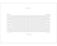 GD 001 Aluminiun Gate Design