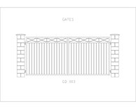 GD 003 Aluminiun Gate Design