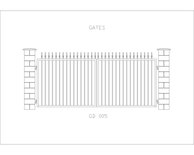 GD 005 Aluminiun Gate Design