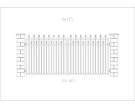 GD 007 Aluminiun Gate Design