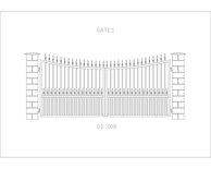 GD 008 Aluminiun Gate Design