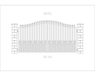 GD 011 Aluminiun Gate Design