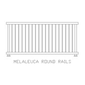 Aluminium Balustrade Melaleuca Round Rails