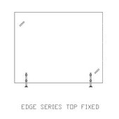 Glass Pool Fencing Edge Series Frameless - Edge Series Top Fixed